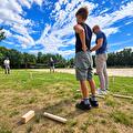 Kubbspel spelen activiteiten Sportplaza Vlagtwedde